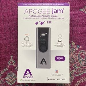 Apogee Jam+ iOS/USB instrument input w/ headphone output